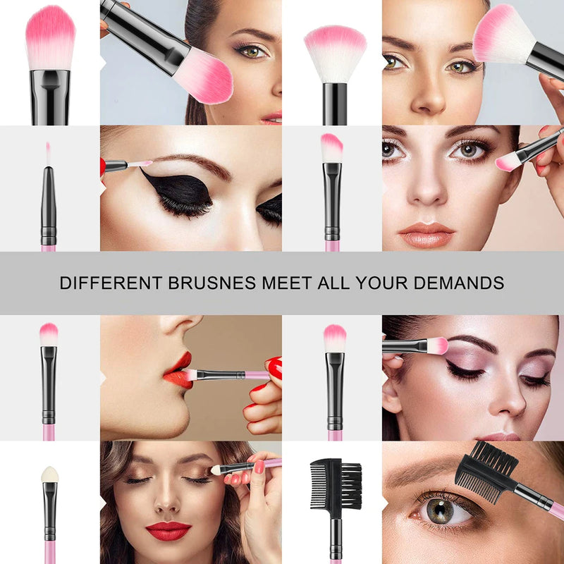 Kit de Pincéis de Maquiagem Vander – 13/18/24/32 Unidades