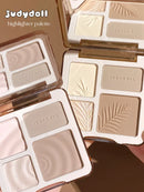 Paleta Iluminadora Facial Judydoll – Brilho Radiante e Contorno Perfeito!